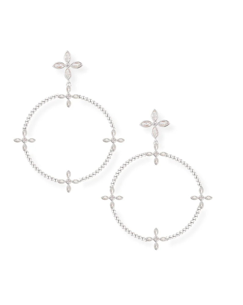Radiant Beaded Statement Earrings