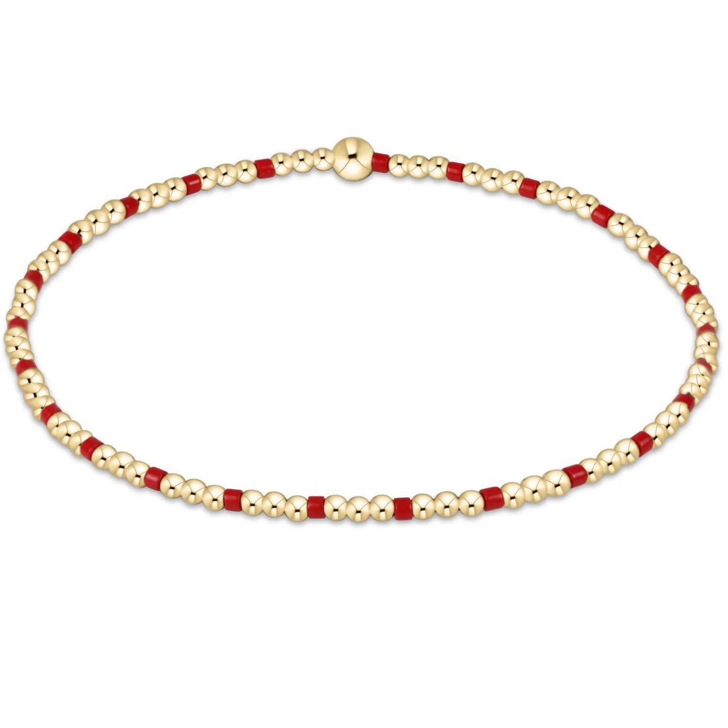 Gameday Hope Sincerity Pattern 2mm Bead Bracelet