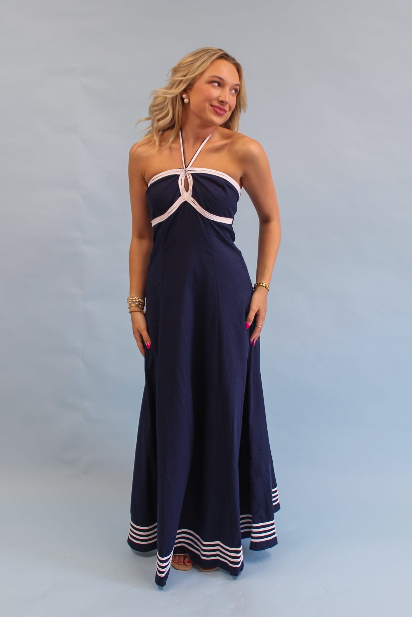 Saltwater Breeze Maxi Dress