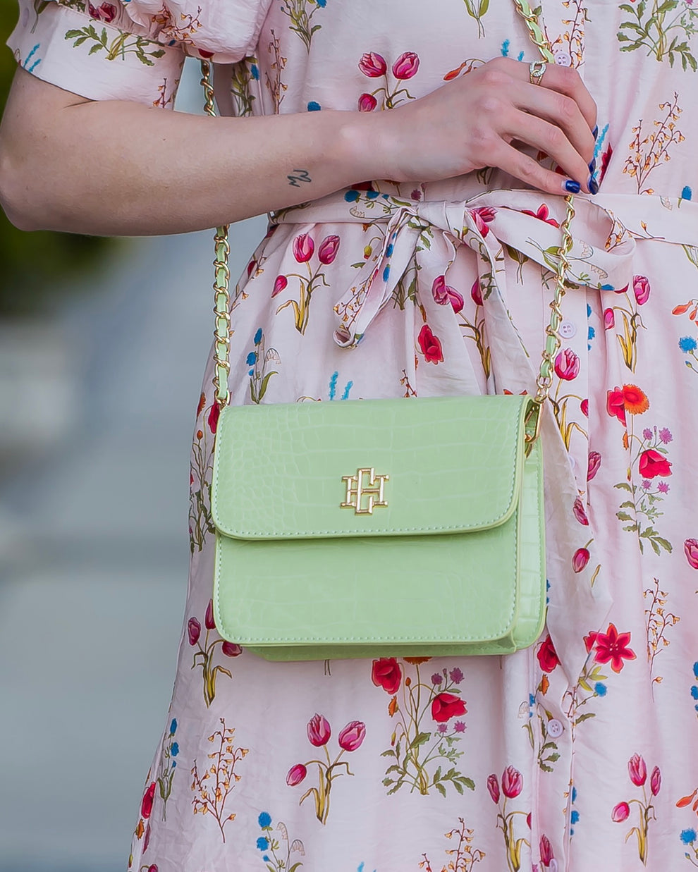 Lime Evelyn Crossbody