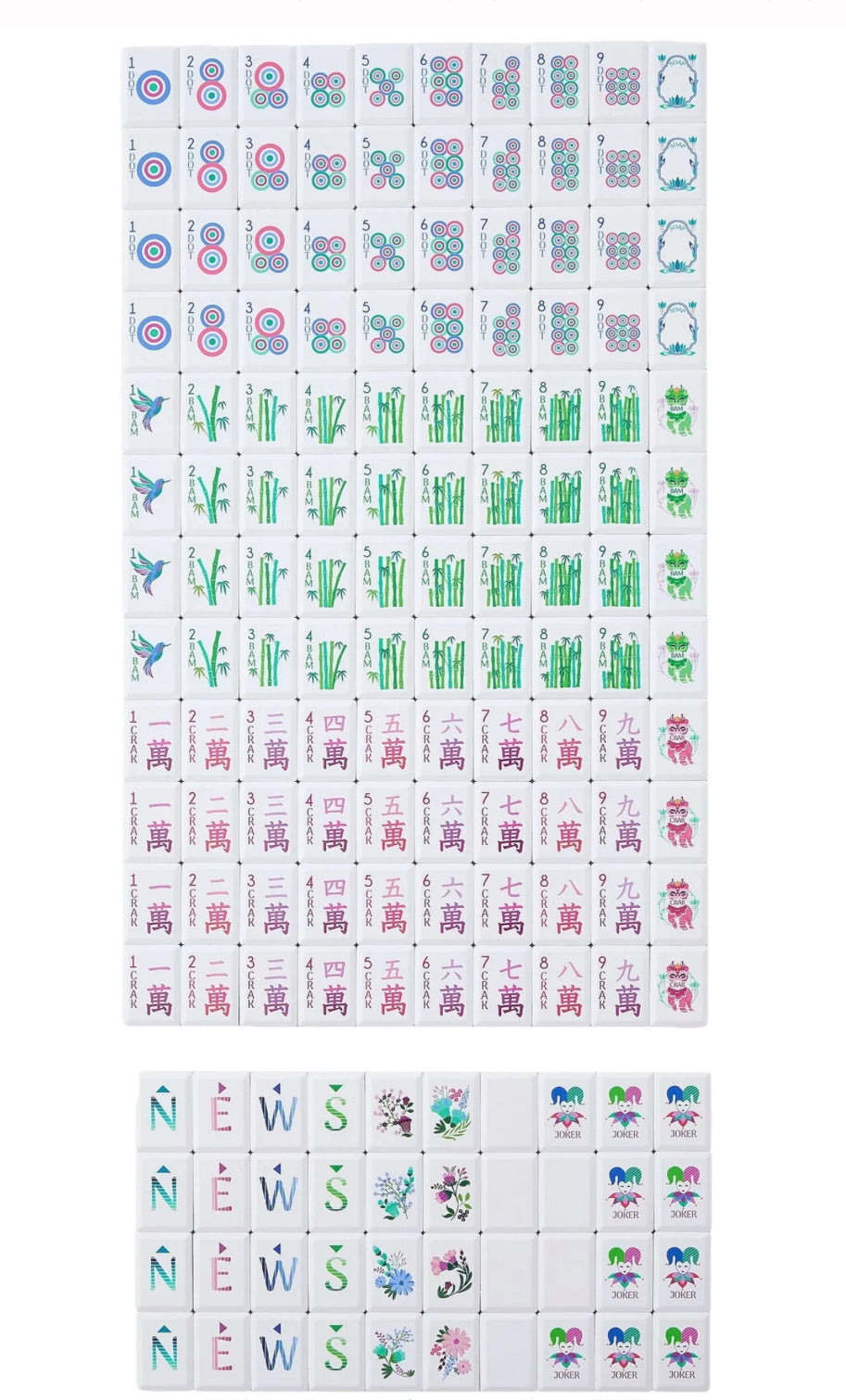 Jardin Debutante Tile Set