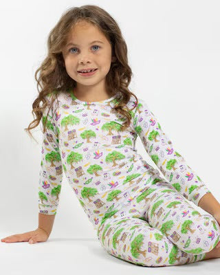 Kid's Parade Route Long Sleeve Pajamas