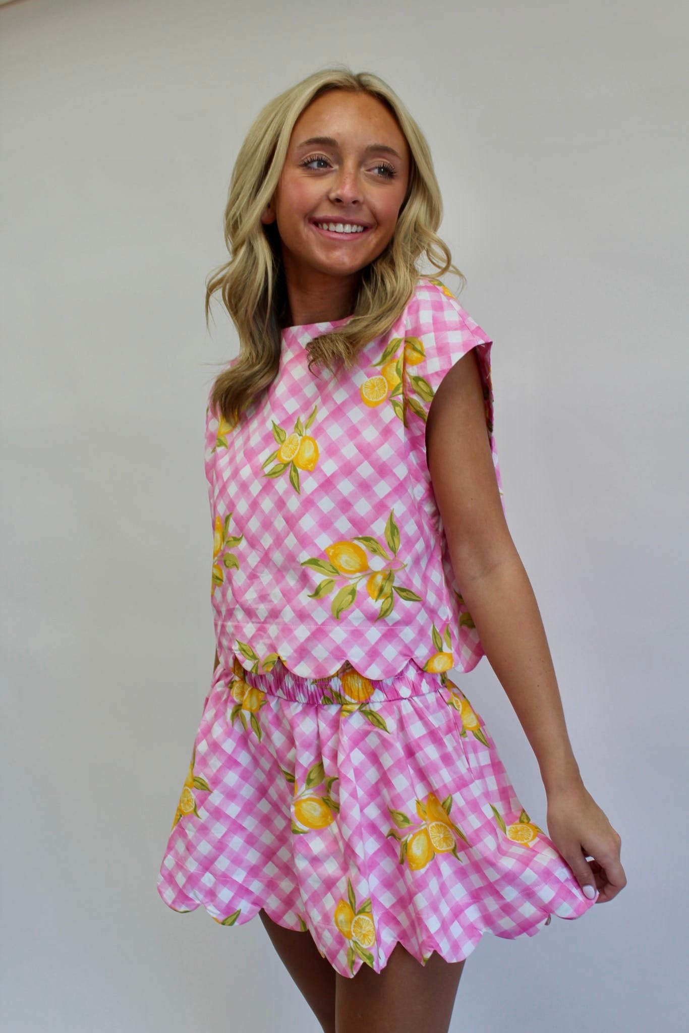 Limoncello Mini Skirt Set