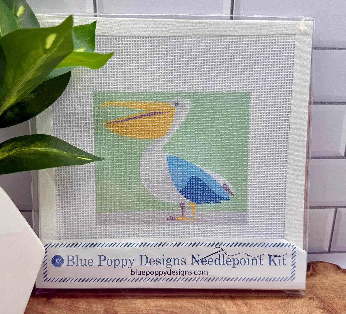 Pelican Needlepoint Kit | default - #NP88-BRD-007