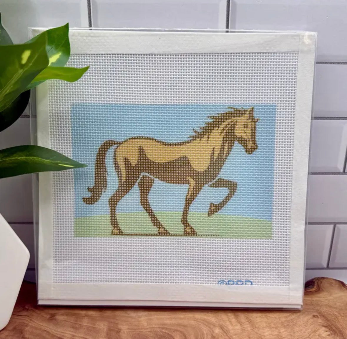 Horse Needlepoint Kit 6x4 | default - #NP88-EQU-004