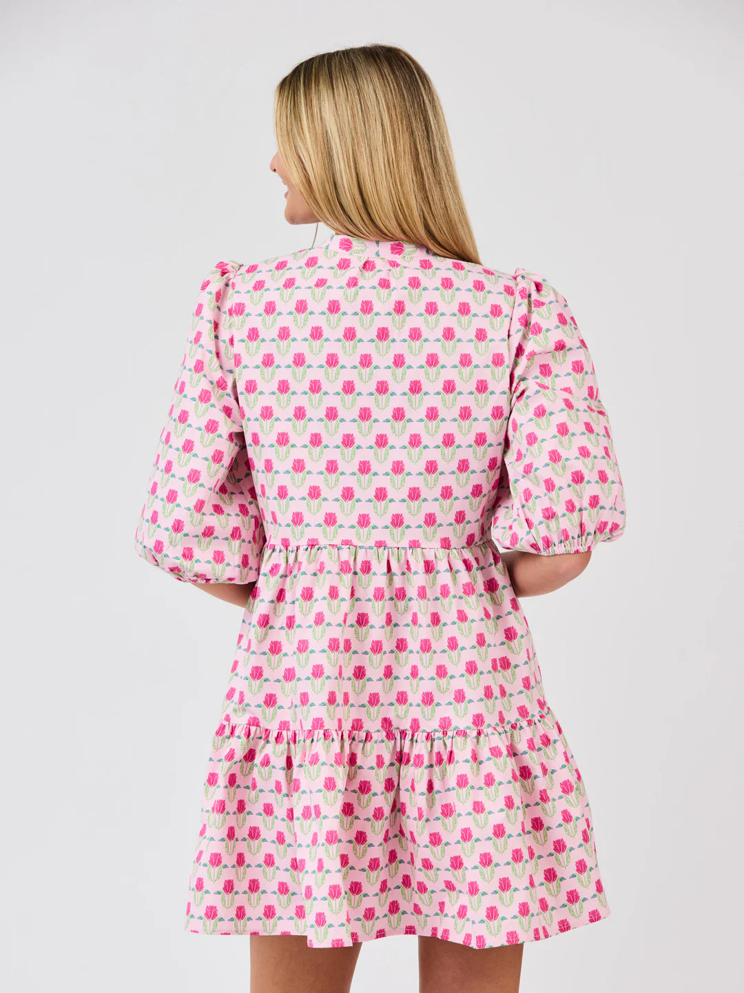 Riley Flora Fanfare Mini Dress in Pink