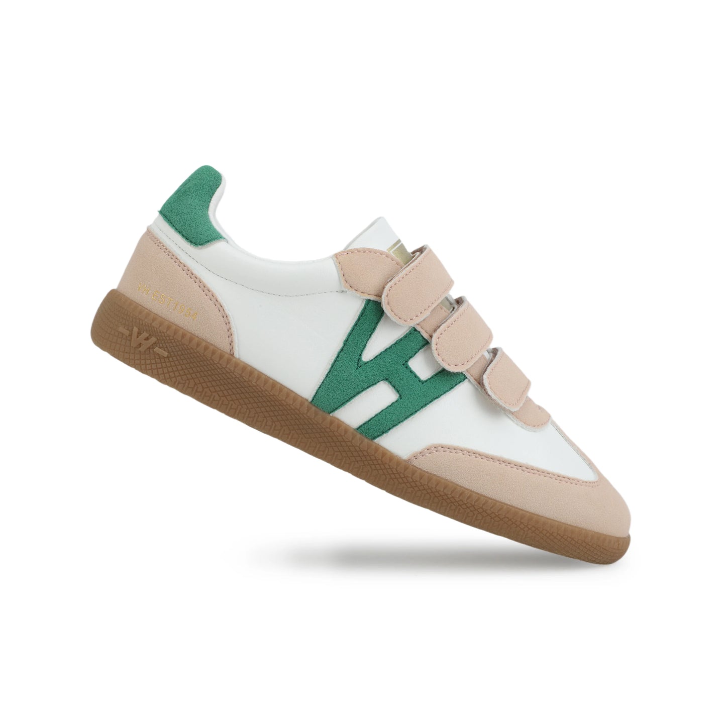 Pace 5 - Green VH Three Strap White Taupe Low Top