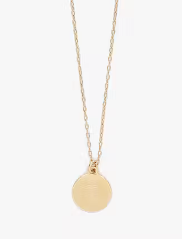 Mini Gold Initial Pendants