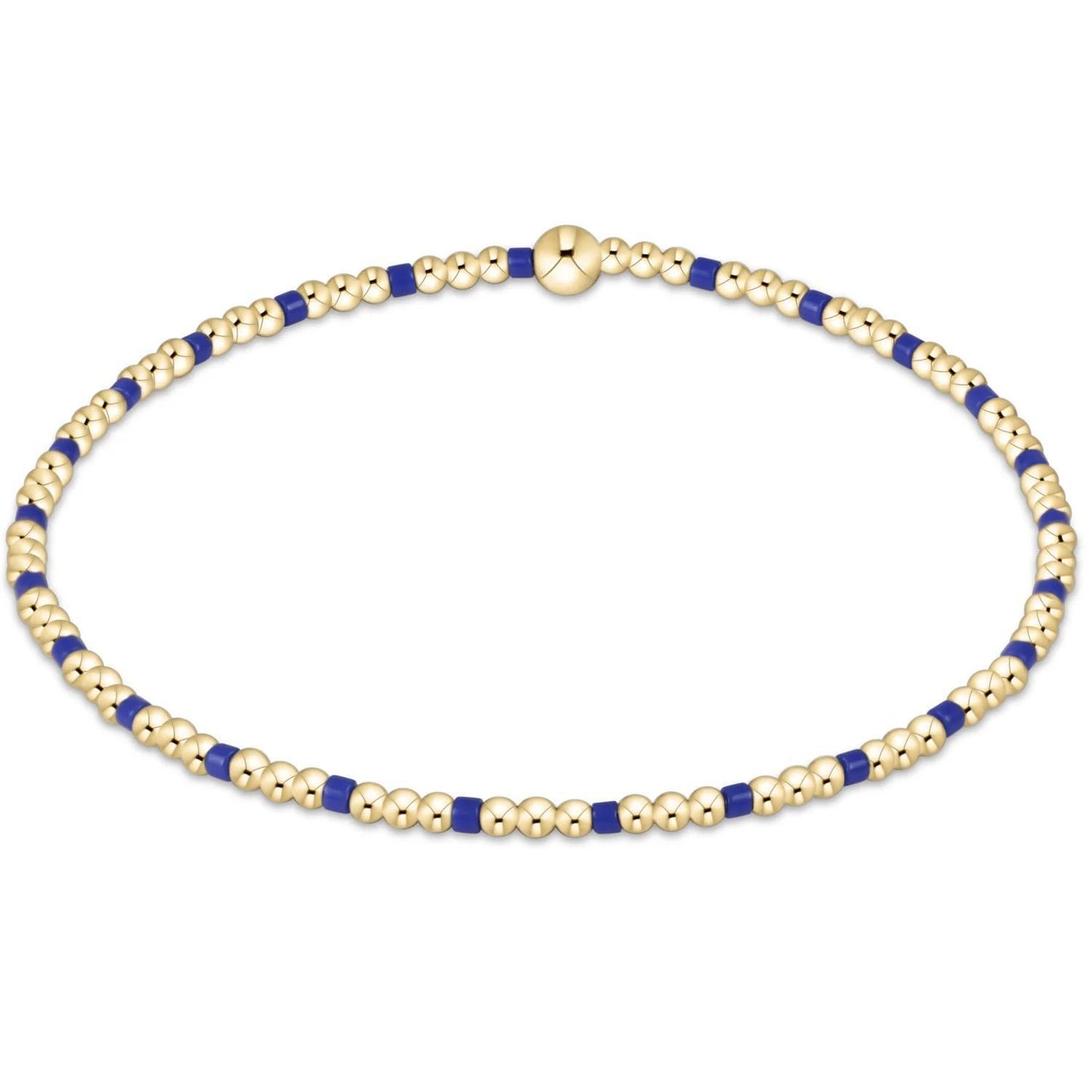 Gameday Hope Sincerity Pattern 2mm Bead Bracelet