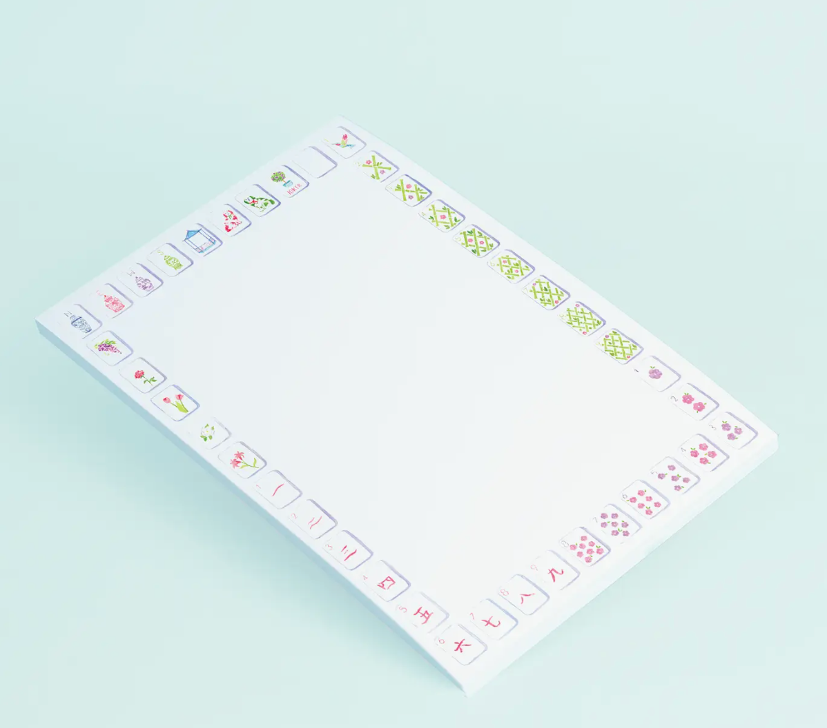 Mahjong Small Notepad