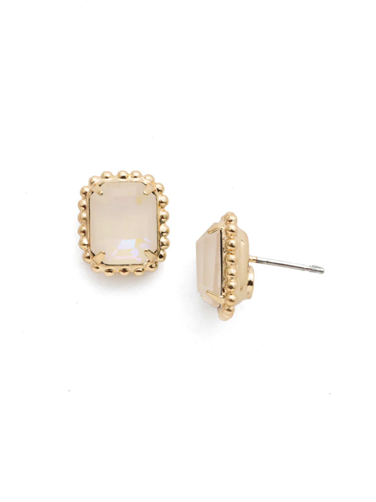 Octavia Scalloped Stud Earrings