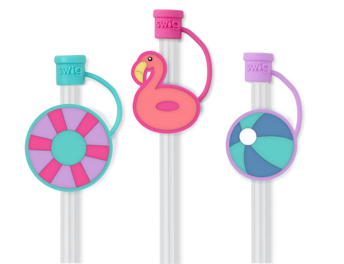 Errbody in the Pool Straw Topper Set
