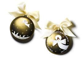 LUKE 2:9 ROUND GLASS ORNAMENT