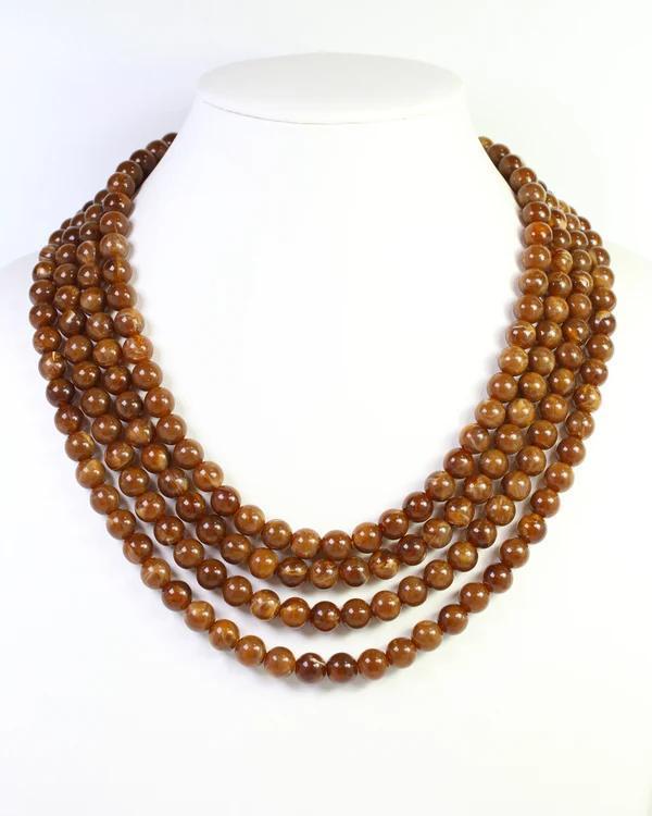 Micah Beaded Buckle Necklace