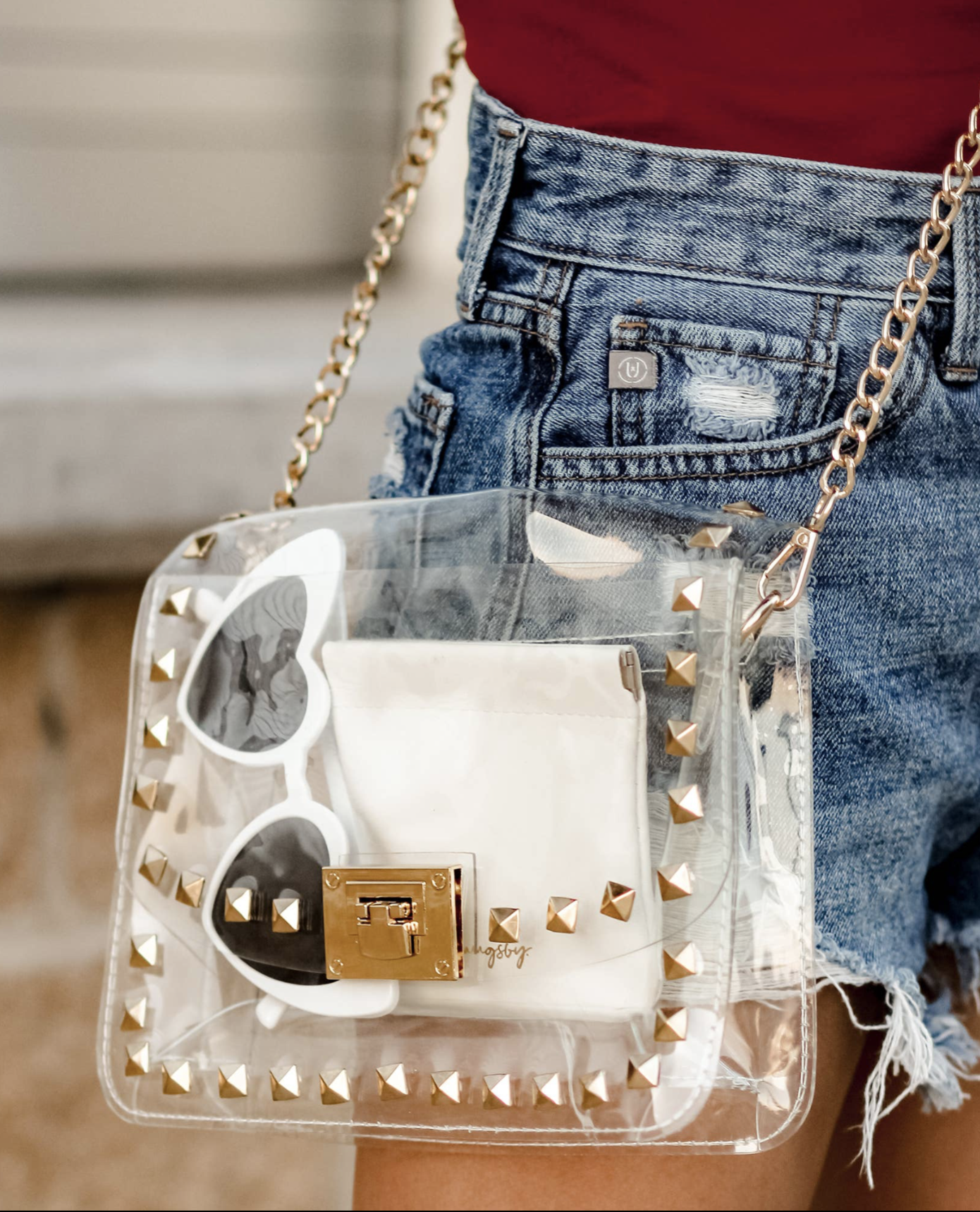 Clear Crossbody Stadium Purse