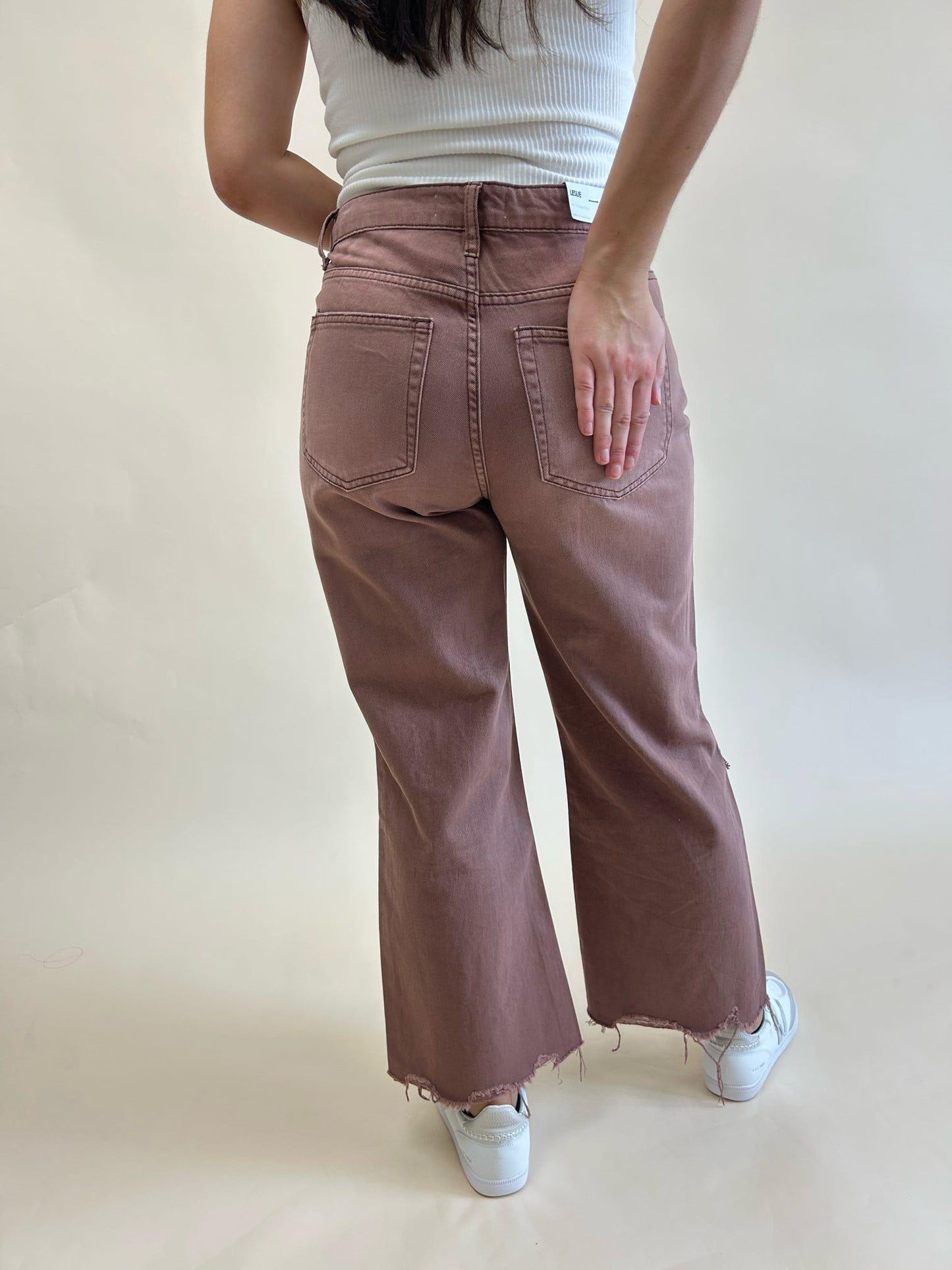 90's Vintage Crop Flare: Aztec