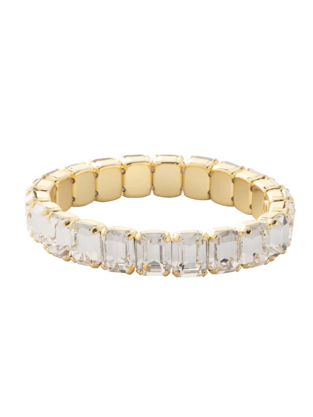Emerald Cut Stretch Bracelet