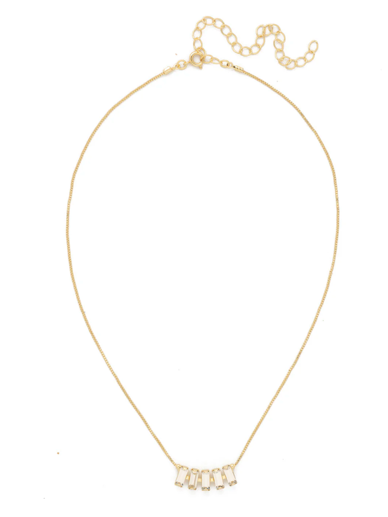 Crown Tennis Necklace