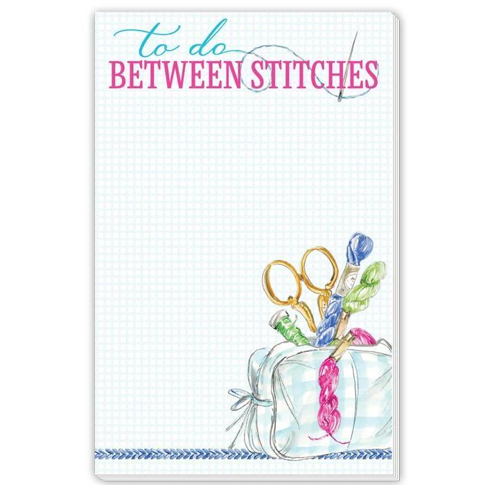 To Do Between Stitches Large Notepad
