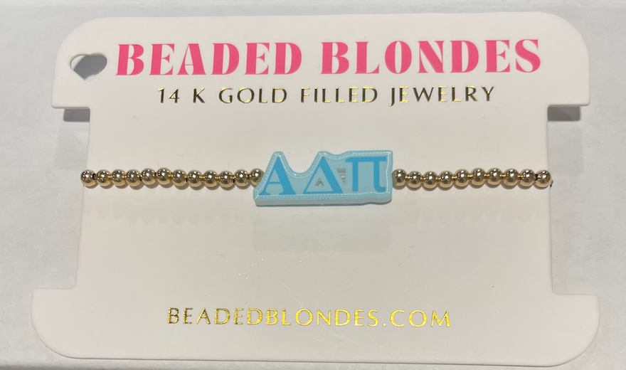 14k Gold Filled Sorority Bracelet