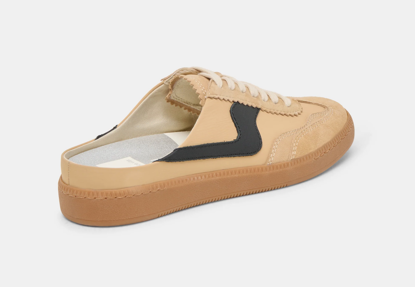 Notice Velcro Tan Multi Suede