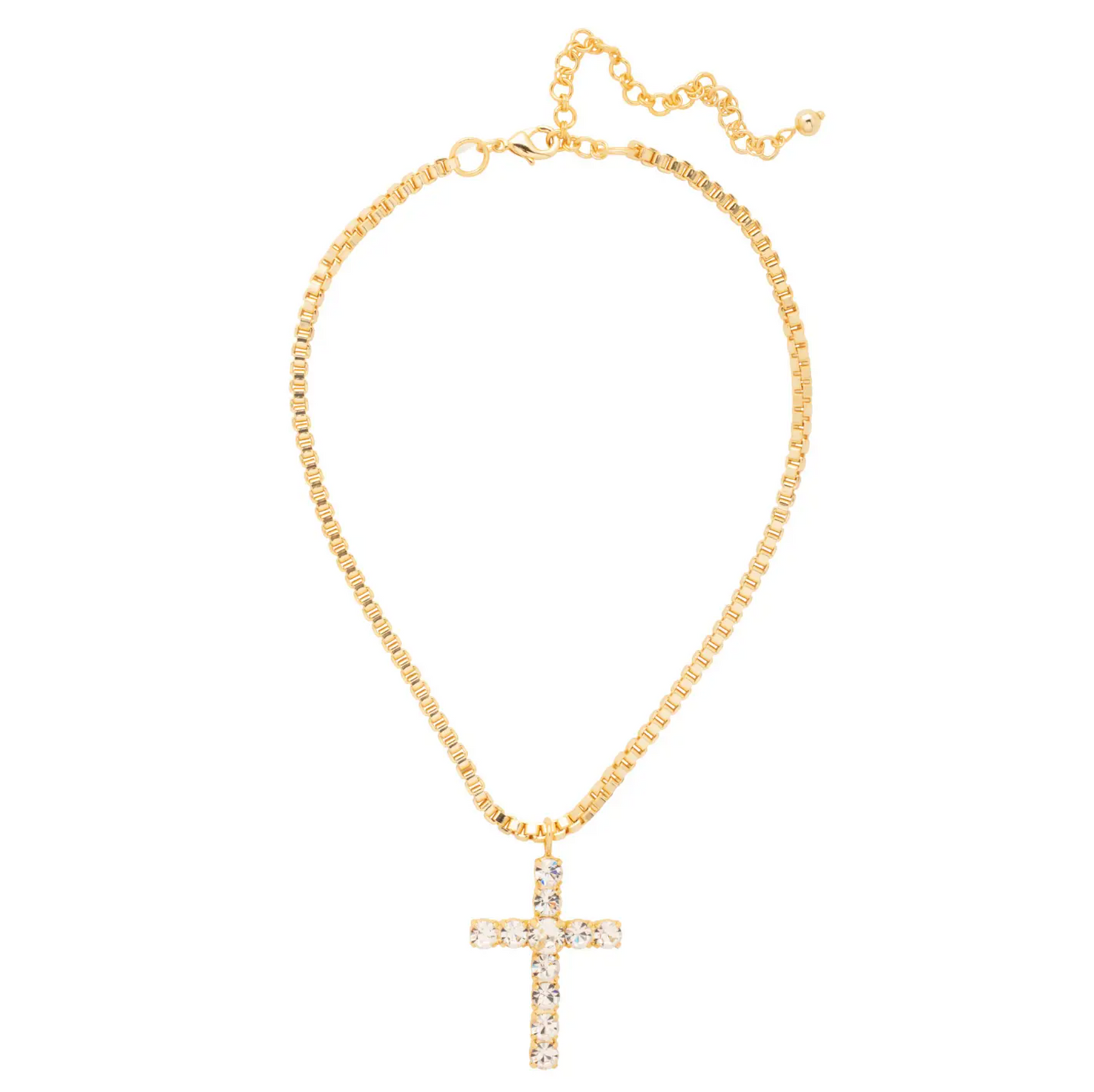 Christina Cross Pendant Necklace