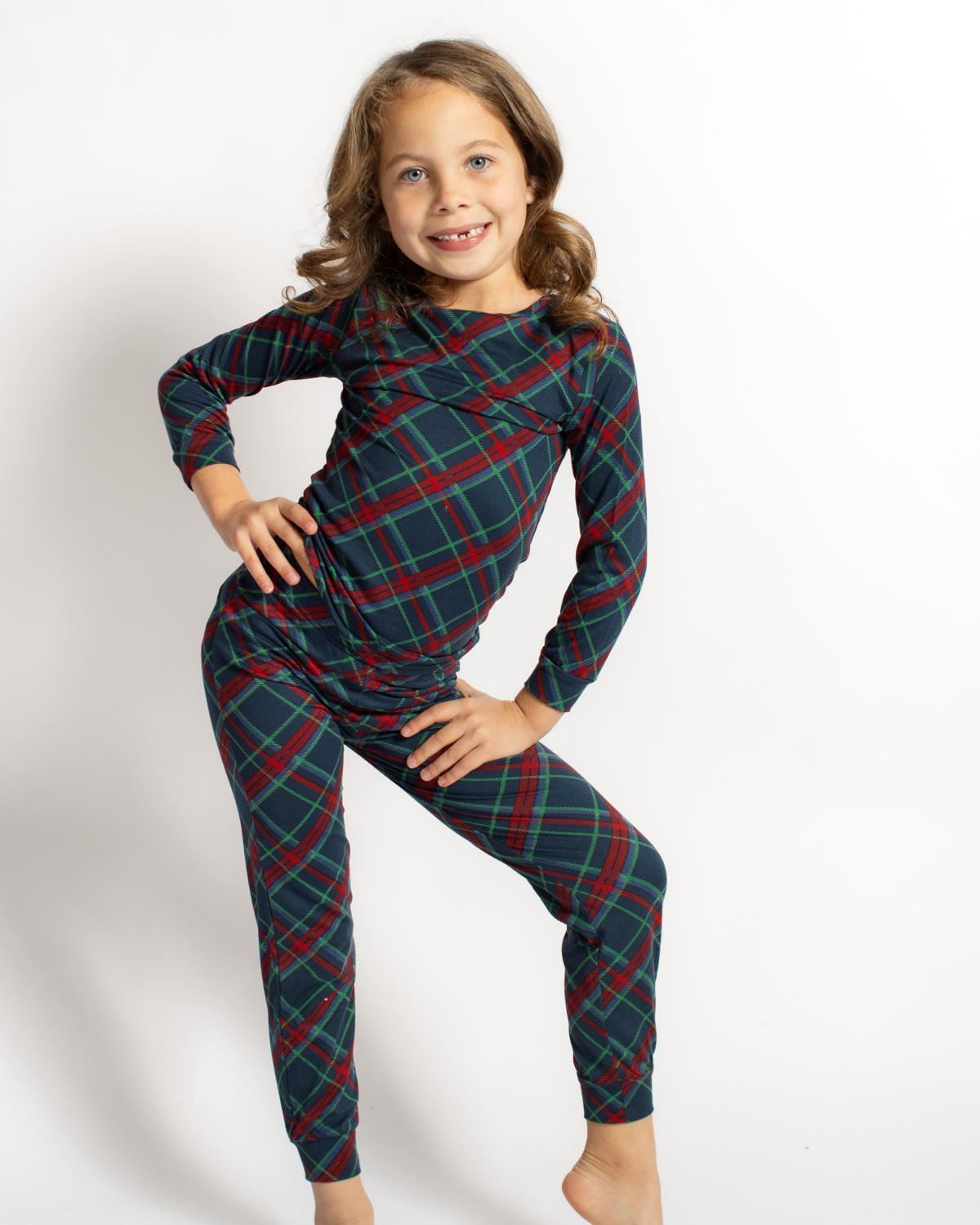Kids Layton Plaid Long Sleeve Pajamas