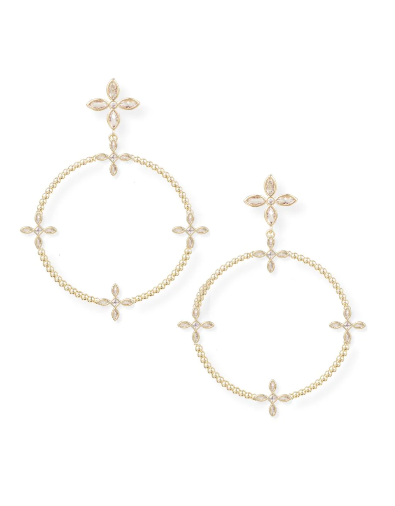 Radiant Beaded Statement Earrings