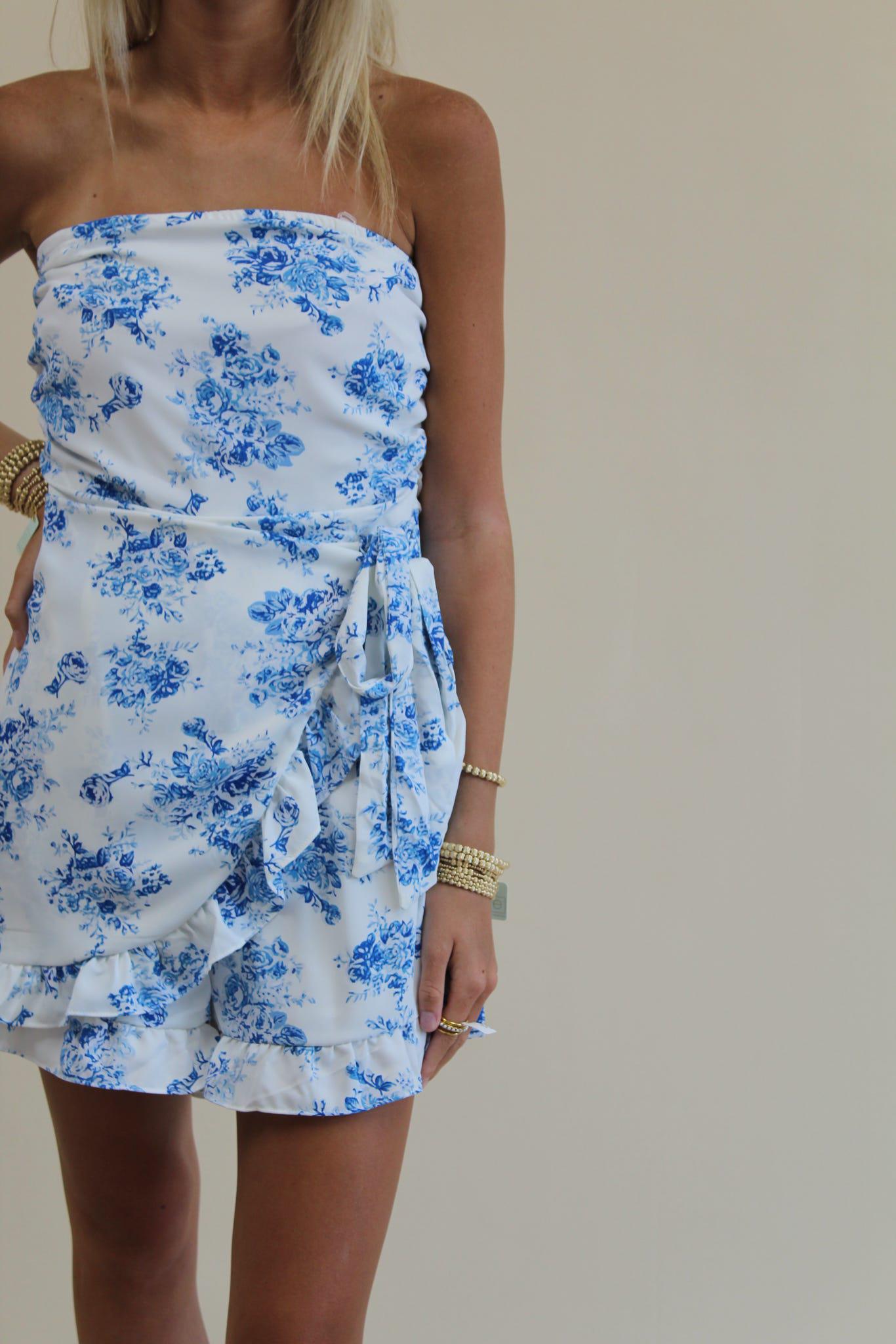 Bella Blue Mini Dress