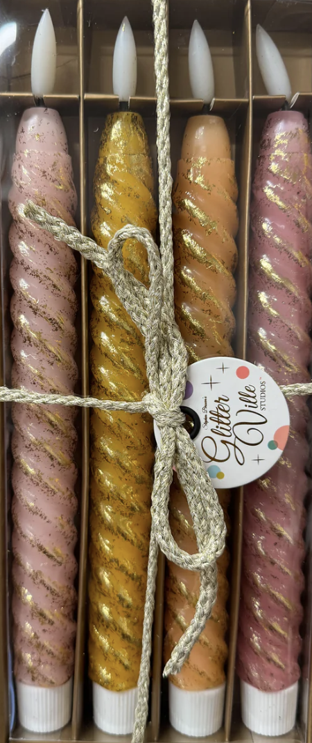 Rainbow Candle, Boxed 4 Assorted