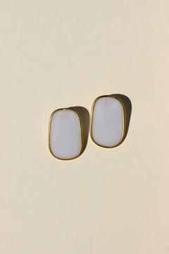 Medium Handmade Resin Light Statement Stud Earrings