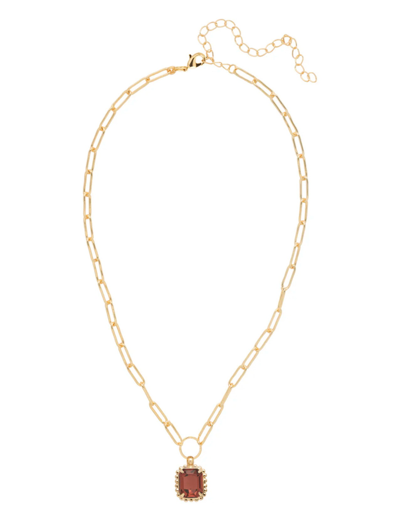 Octavia Scalloped Pendant Necklace