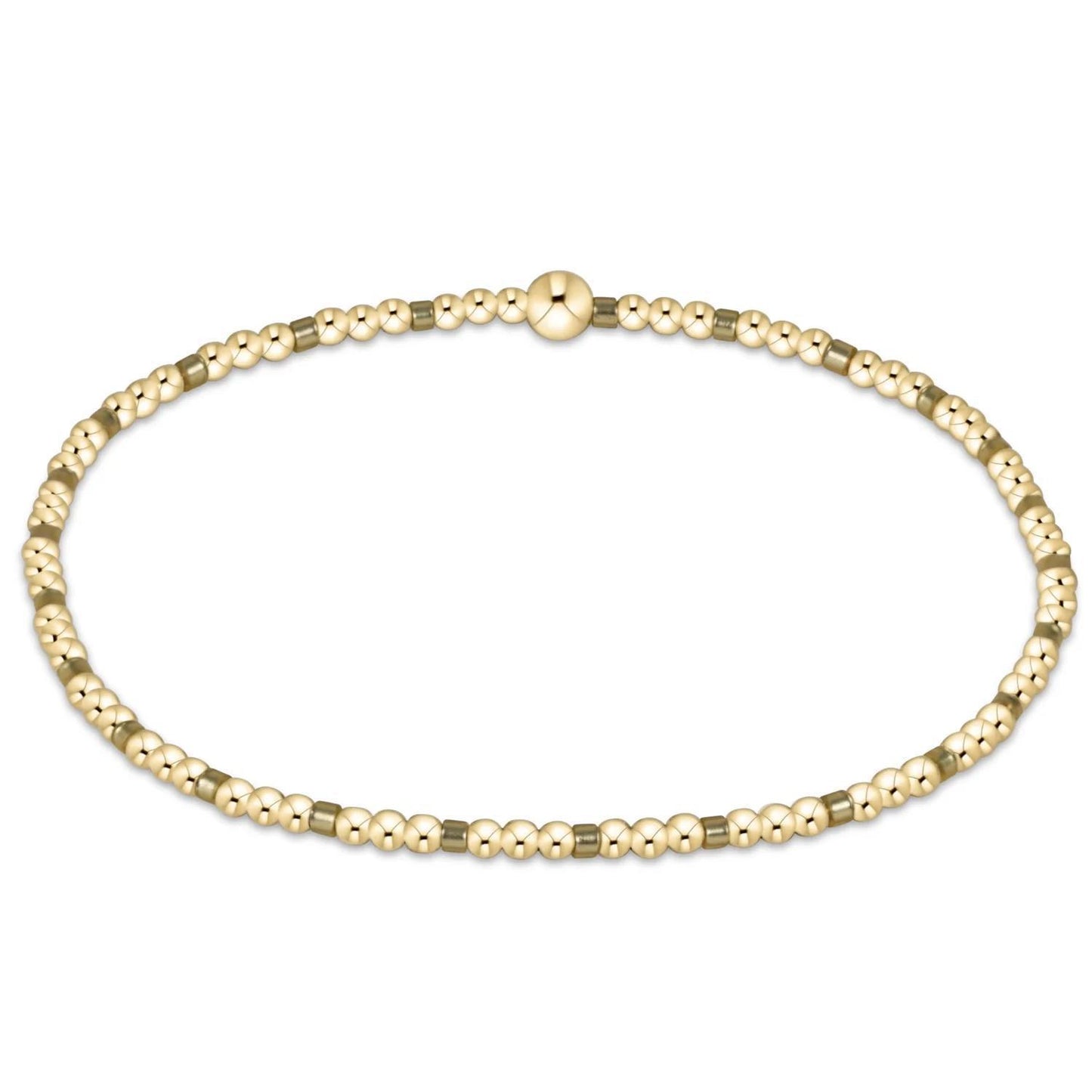 Gameday Hope Sincerity Pattern 2mm Bead Bracelet