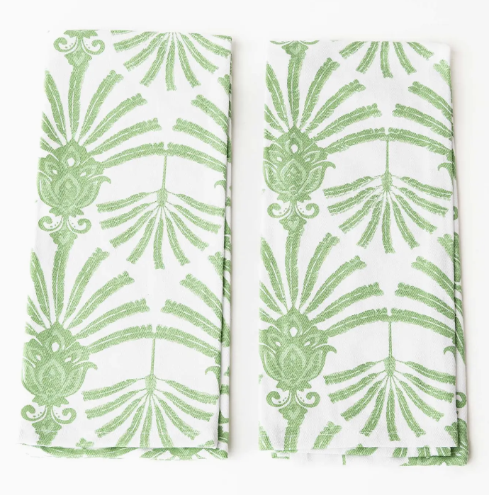 Deco Palm Kitchen Towel Set 2pc