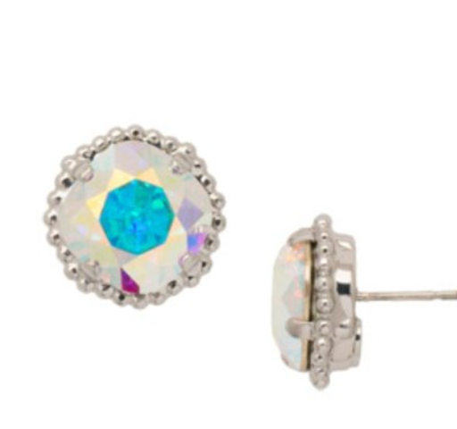 Cushion-Cut Solitaire Stud Earrings