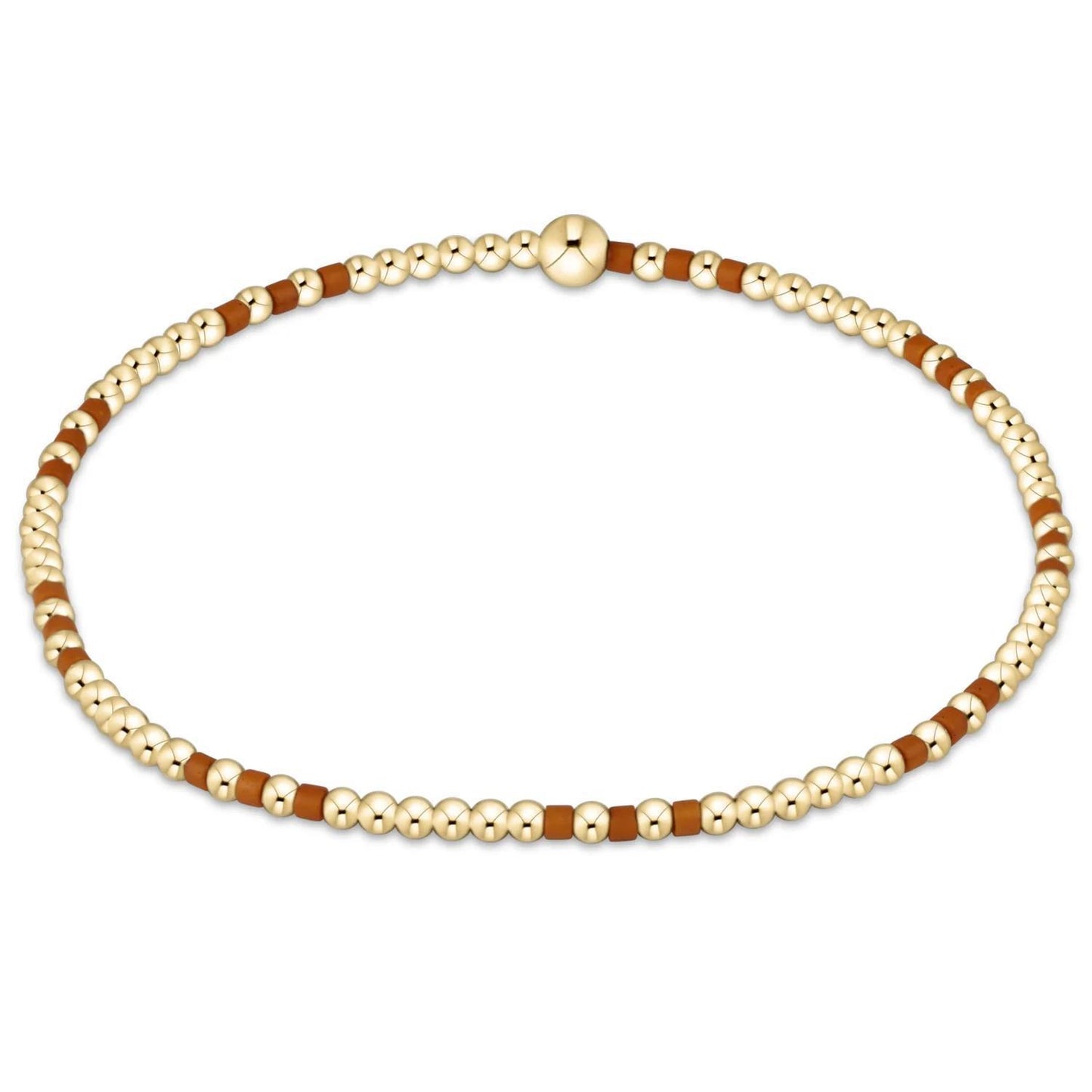Gameday Hope Joy Pattern 2mm Bead Bracelet