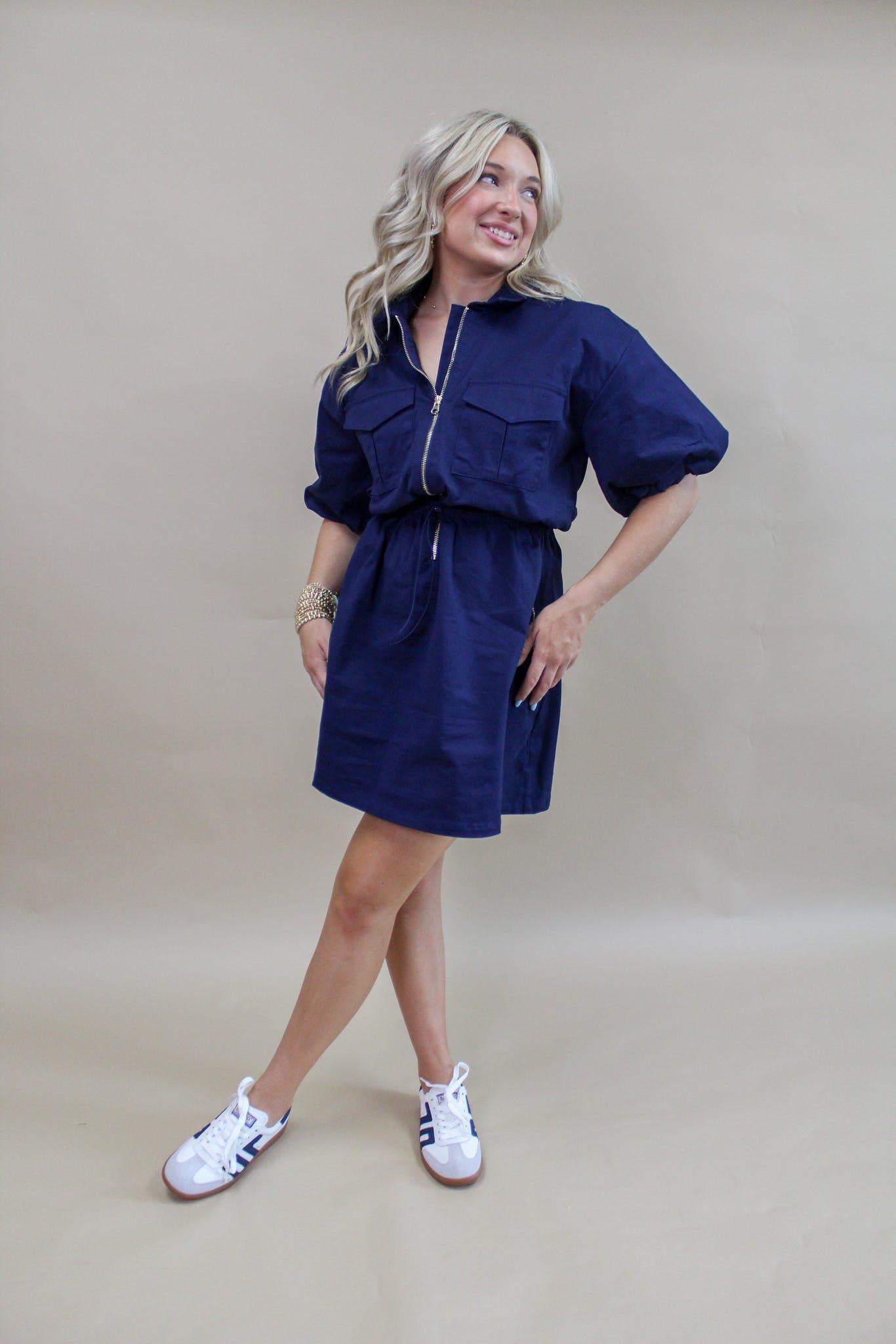 Antonia Half Zip Dress