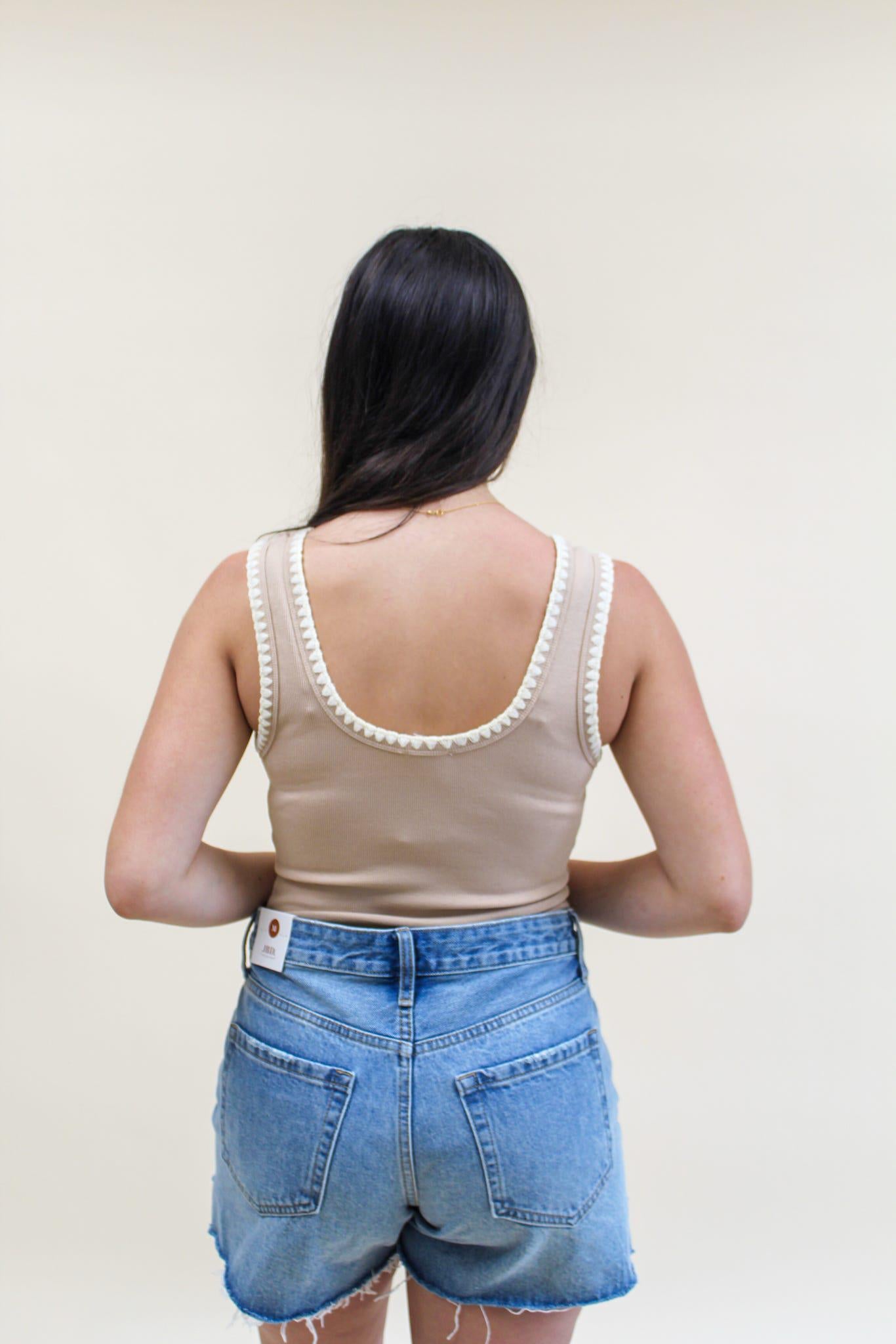 Baylor Beige Bodysuit