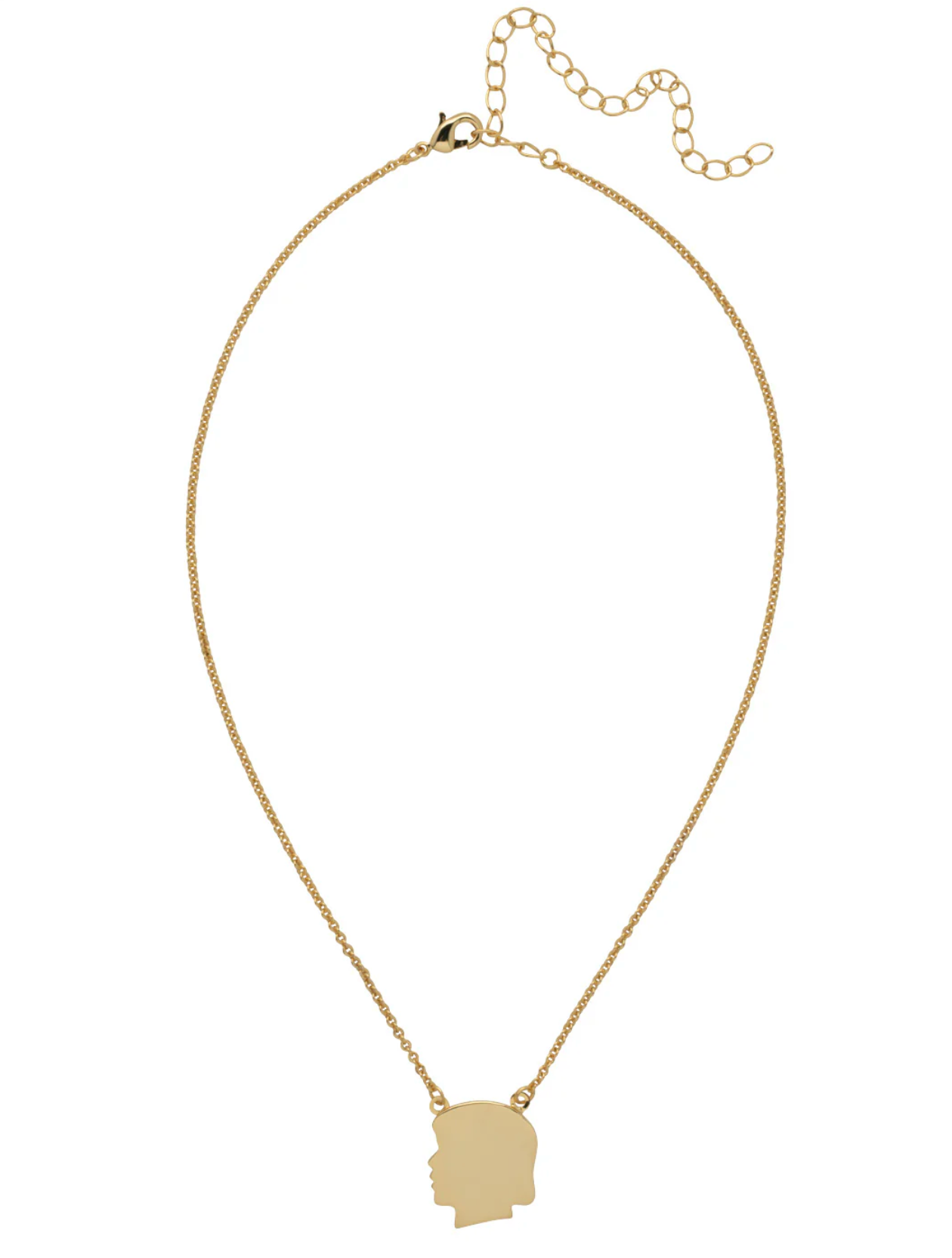 CHILD SILHOUETTE NECKLACE -GIRL