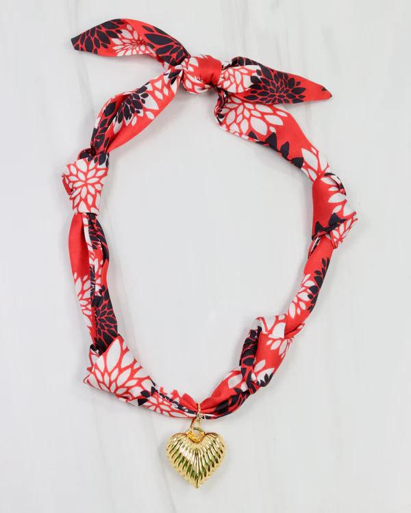 Serafina Scarf Charm Necklace