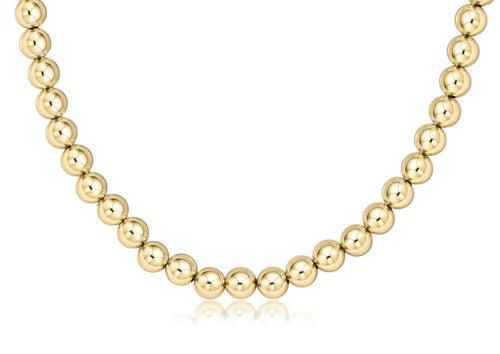 17" Choker Classic Gold 7mm Bead