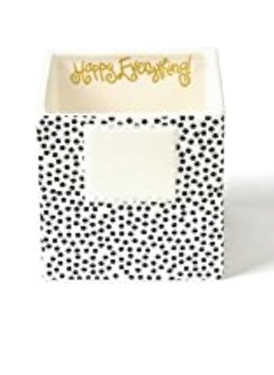 Black Small Dot Mini Nesting Cube