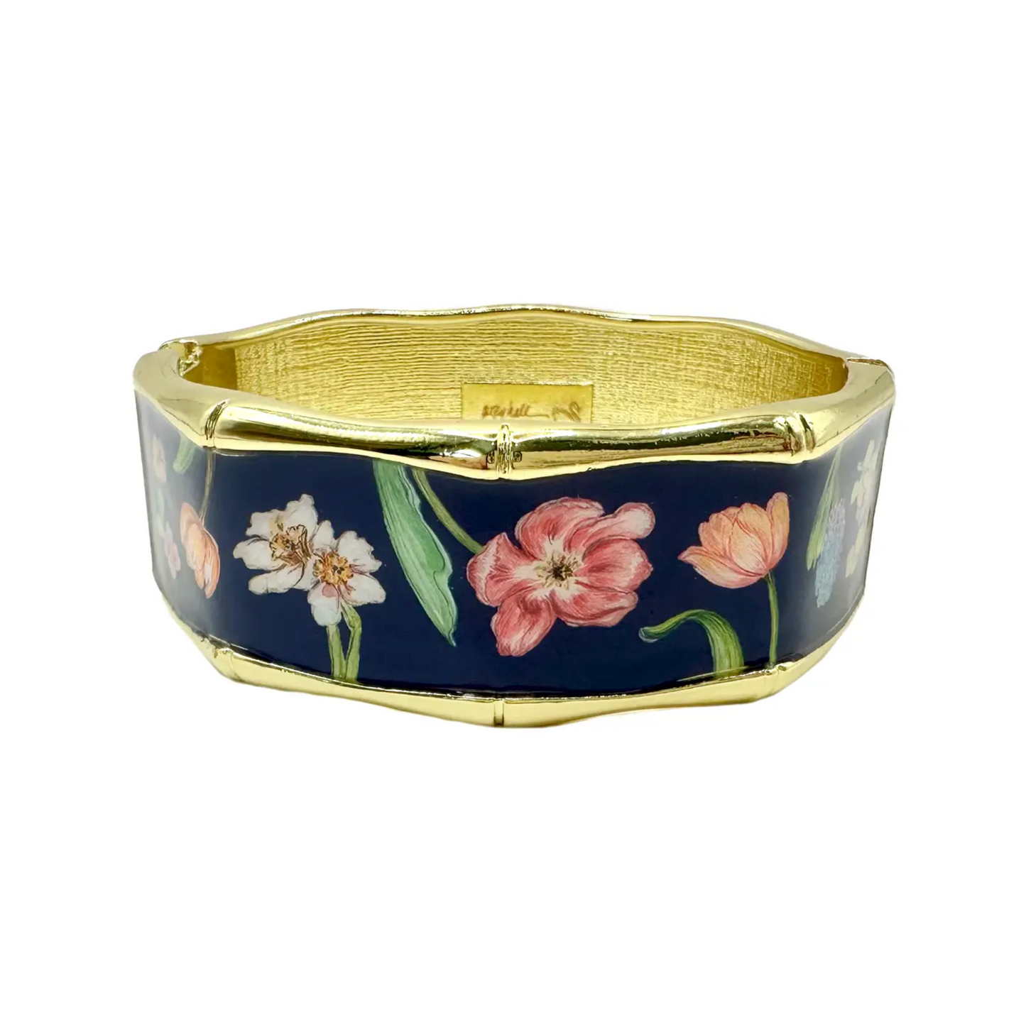 Grey Hall Navy Flower Bracelet