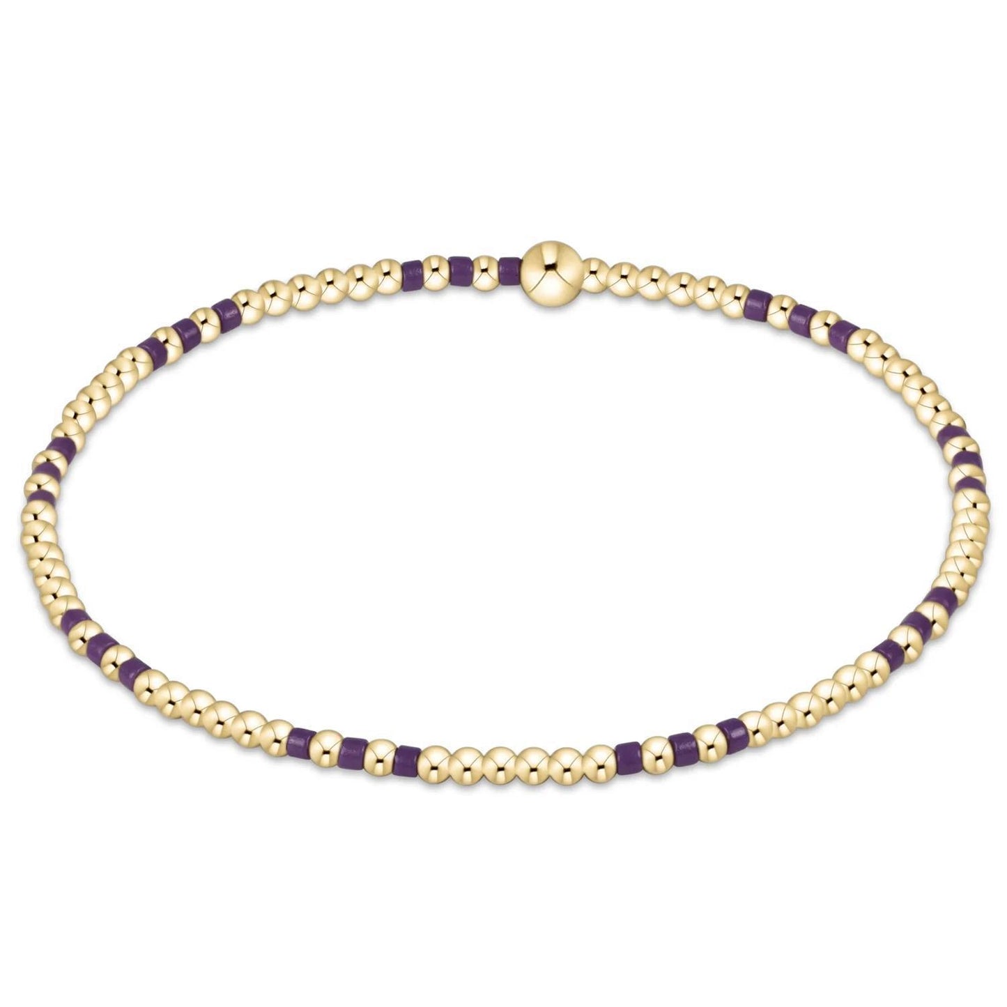 Gameday Hope Joy Pattern 2mm Bead Bracelet