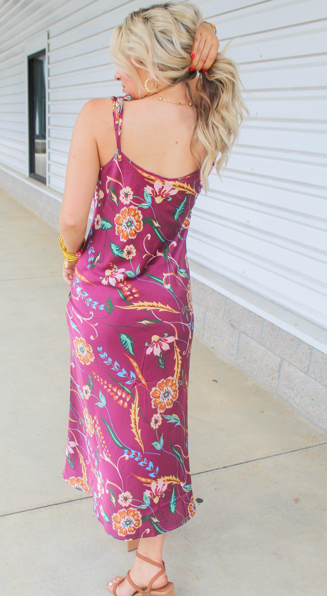 Florence Floral Midi Dress