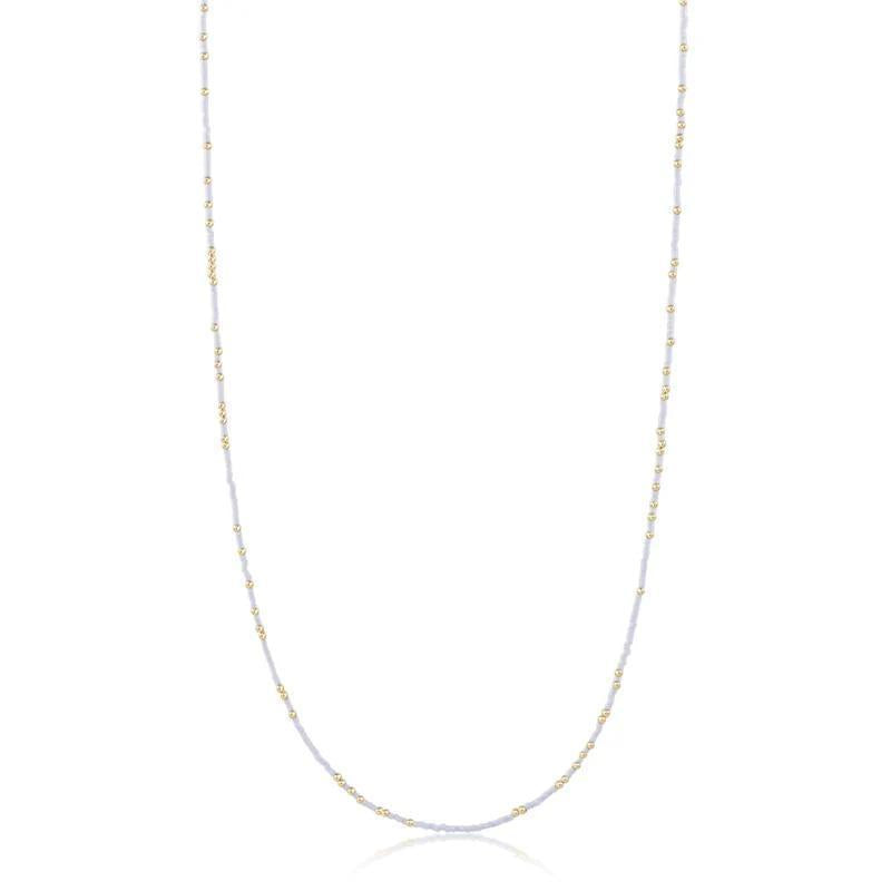 37" Hope Unwritten Necklace- Blue Ice