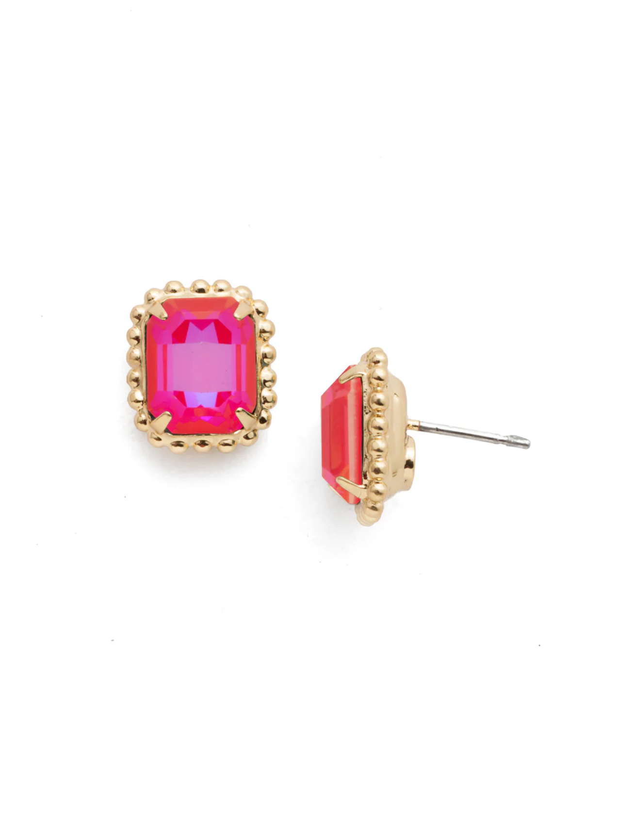 Octavia Scalloped Stud Earrings