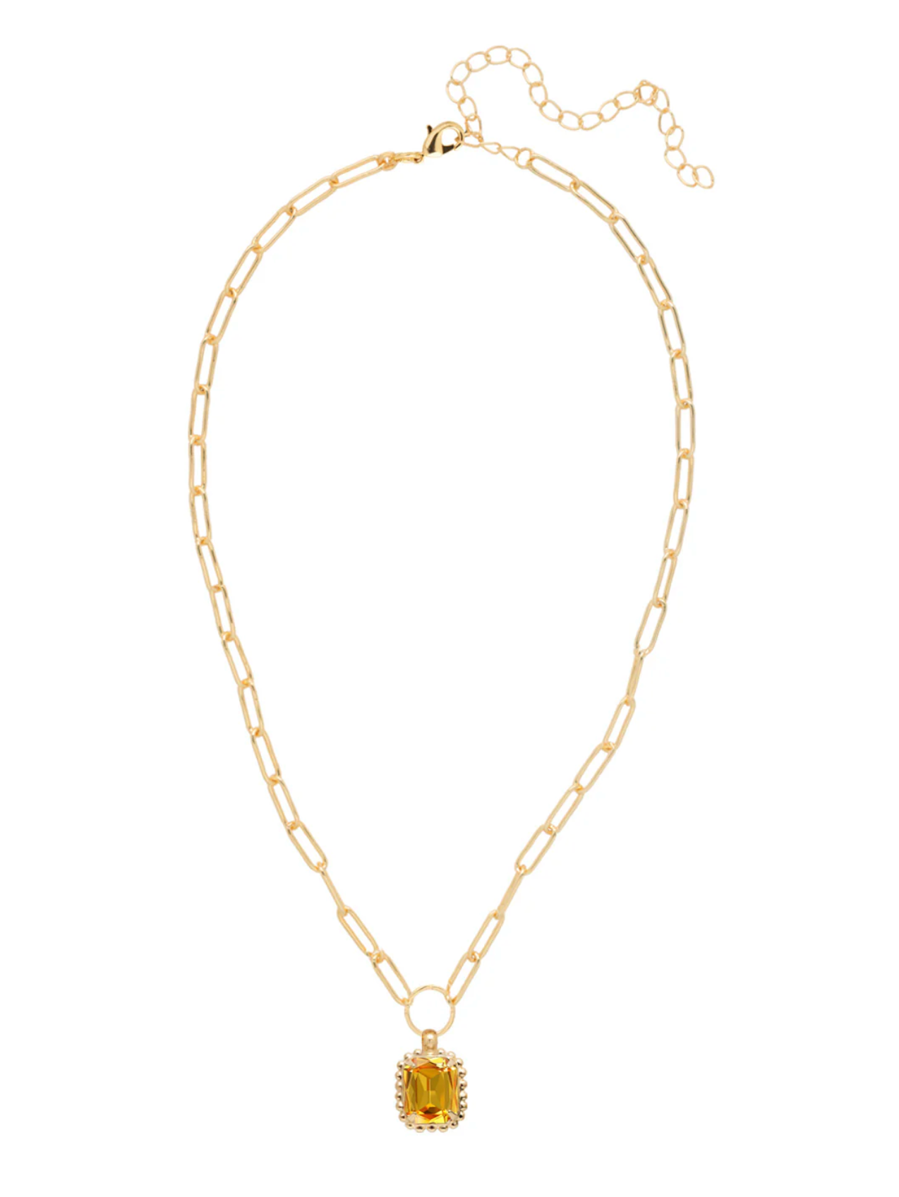 Octavia Scalloped Pendant Necklace