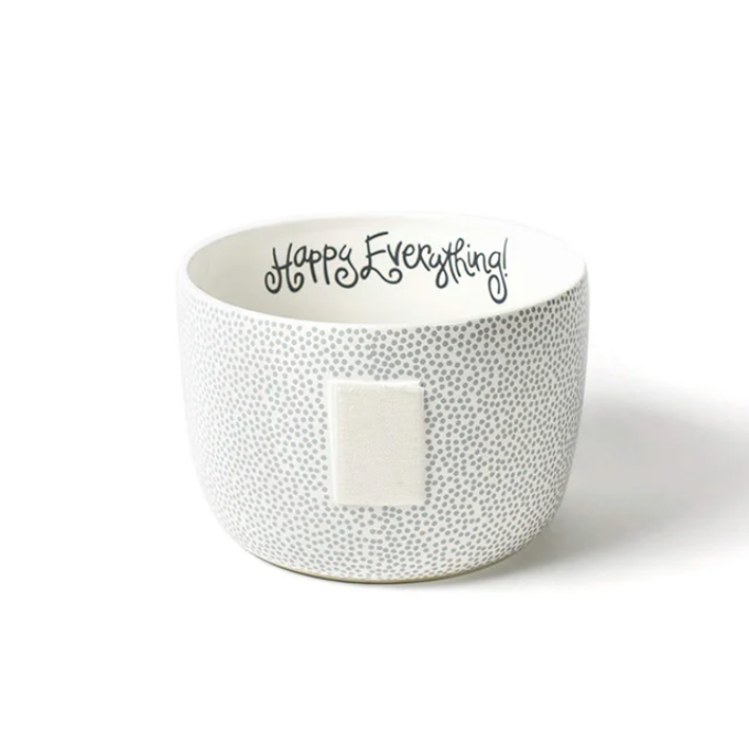 WHITE DOT PARTY BOWL HEV BIG BOWL