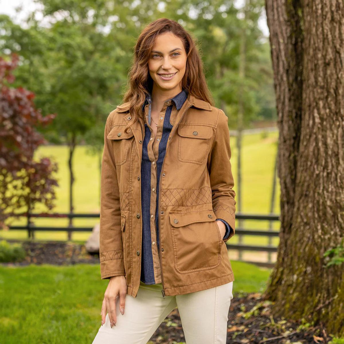 Hayes Safari Jacket- Tan